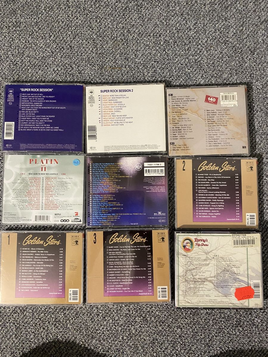 CDs: 9 CD Sampler, Pop/Rock – D'occasion à Diessbach b. Büren par cowansville 1