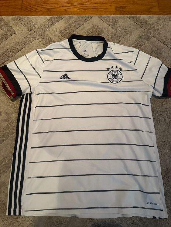 Adidas Canottiere & Pantaloni: Deutschland Trikot Away Weiss – Usato da Villars-sur-Glâne venduto da Mark_988
