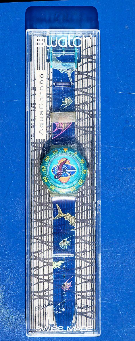Swatch Uhren: Getragene Aqua Chrono – Gebraucht aus Bern von Maccalvin 1