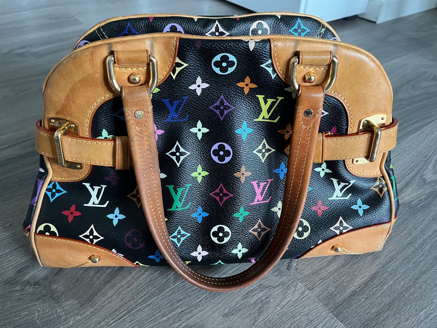 Louis Vuitton Borse da donna: LOUIS VUITTON Black Monogram Multicolore Claudia Bag – Usato da Bôle venduto da lau_wc66 5