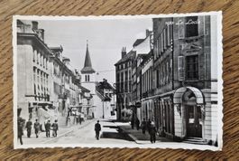 AK von Le Locle, rue de Calame, Teinturerie, 1947