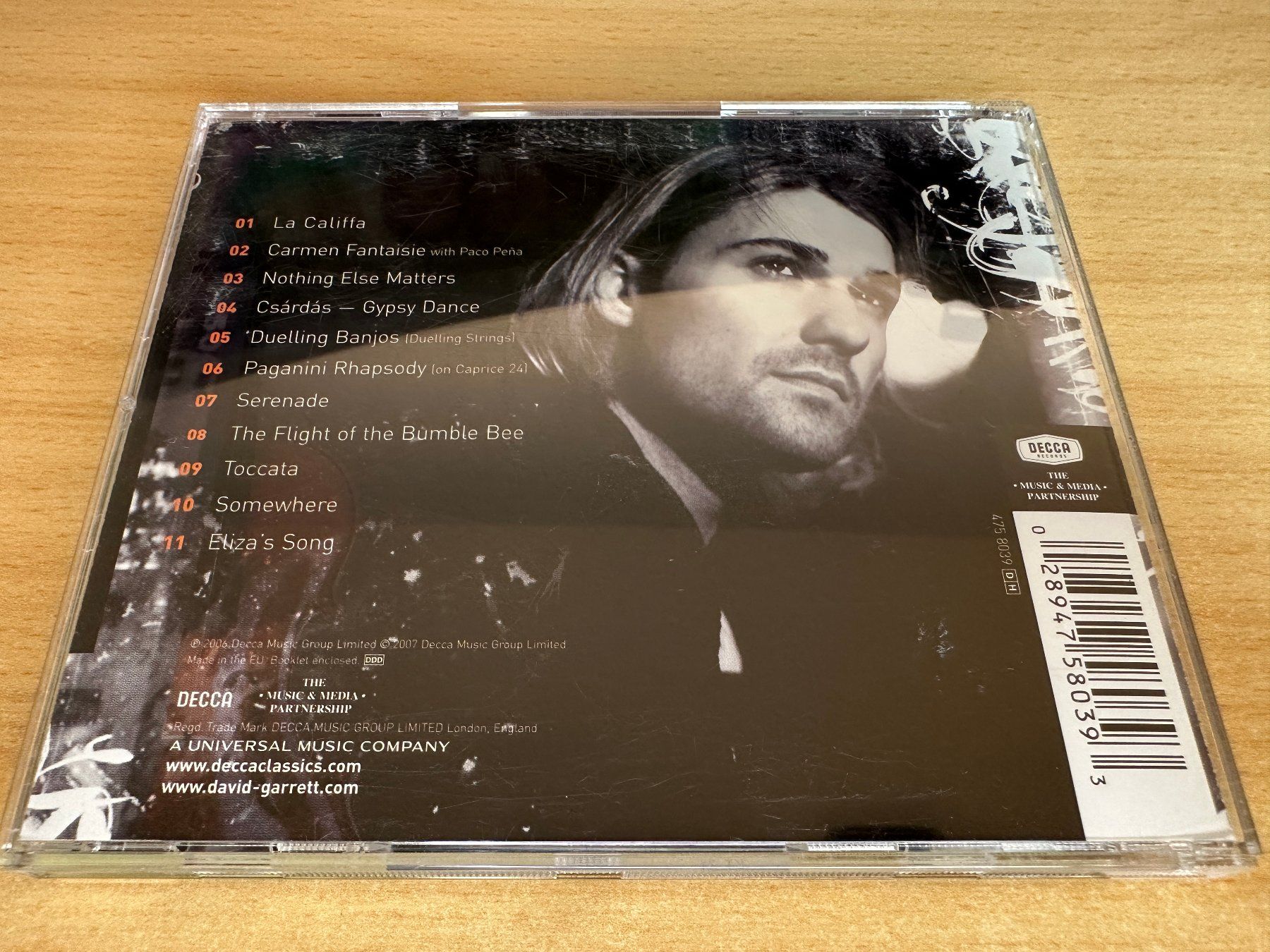 CDs: N2 David Garrett – Free – Gebraucht aus Rikon im Tösstal von Alpenmutz 1