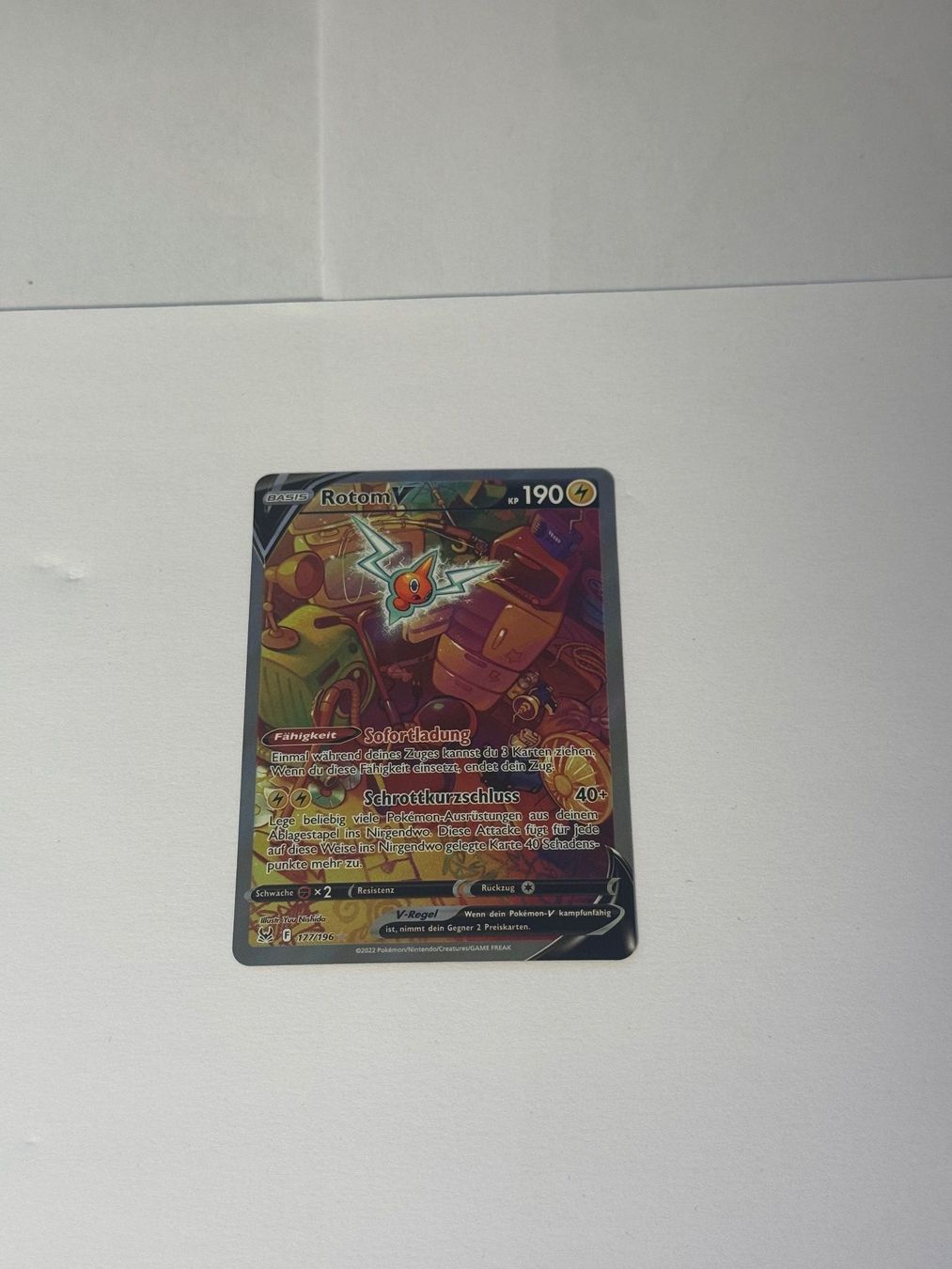 Pokémon Carte collezionabili: Rotom V (LOR 177) DE/NM – Usato da Oberglatt ZH venduto da Tcg_Vinz