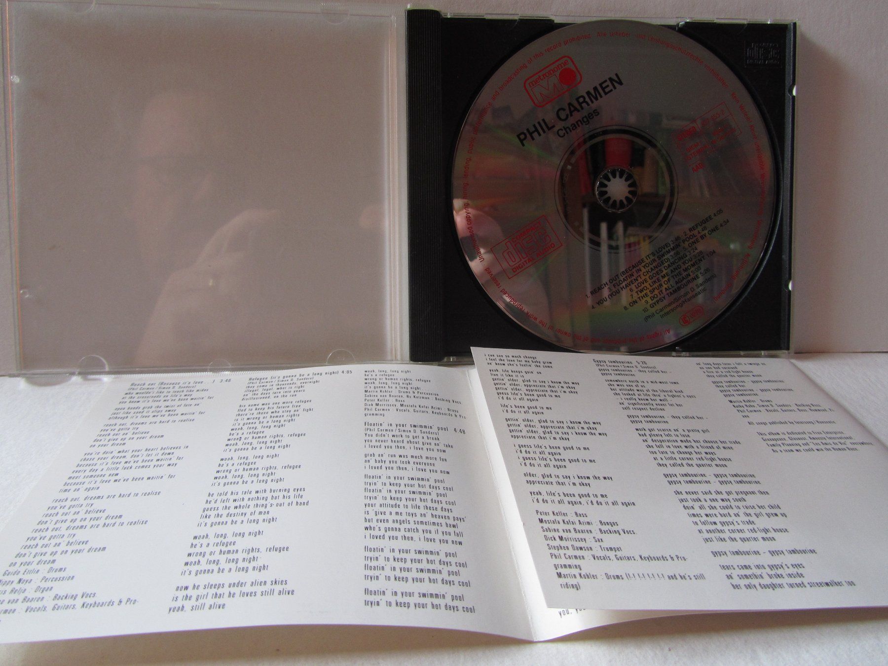 CD: Phil Carmen, CD, changes – Usato da Weiningen ZH venduto da dietsch57 2