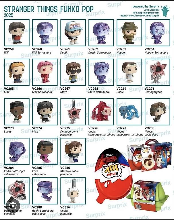 Figuren: Kinder Joy - Stranger Things Funko Pop – Gebraucht aus Losone von OldTech87