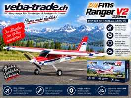 FMS Ranger V2 - 1220mm - PNP Set mit Reflex Gyro V3, rot
