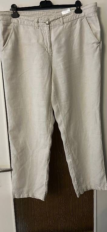 Hosen: Leinenhose beige Grösse 44 – Gebraucht aus Pratteln von vasare3