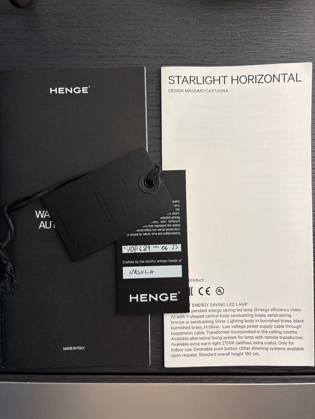 Lampadari & plafoniere: HENGE 07 Starlight Horizontal – Usato da Petit-Lancy venduto da TonyTortezi 5