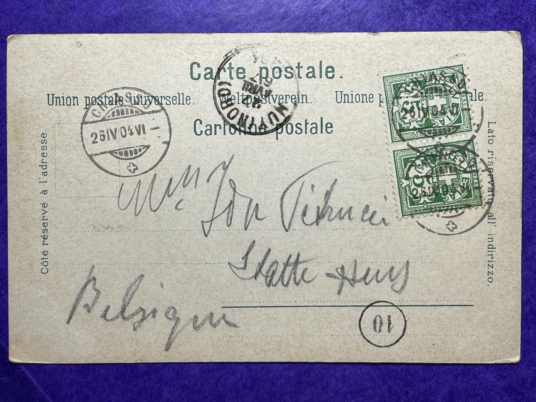 Cartoline postali: Lugano 1904 – Usato da Steg VS venduto da _vinci_ 1
