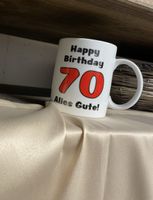 Happy Birthday 70! Alles Gute! Kaffeetasse, Top Zustand