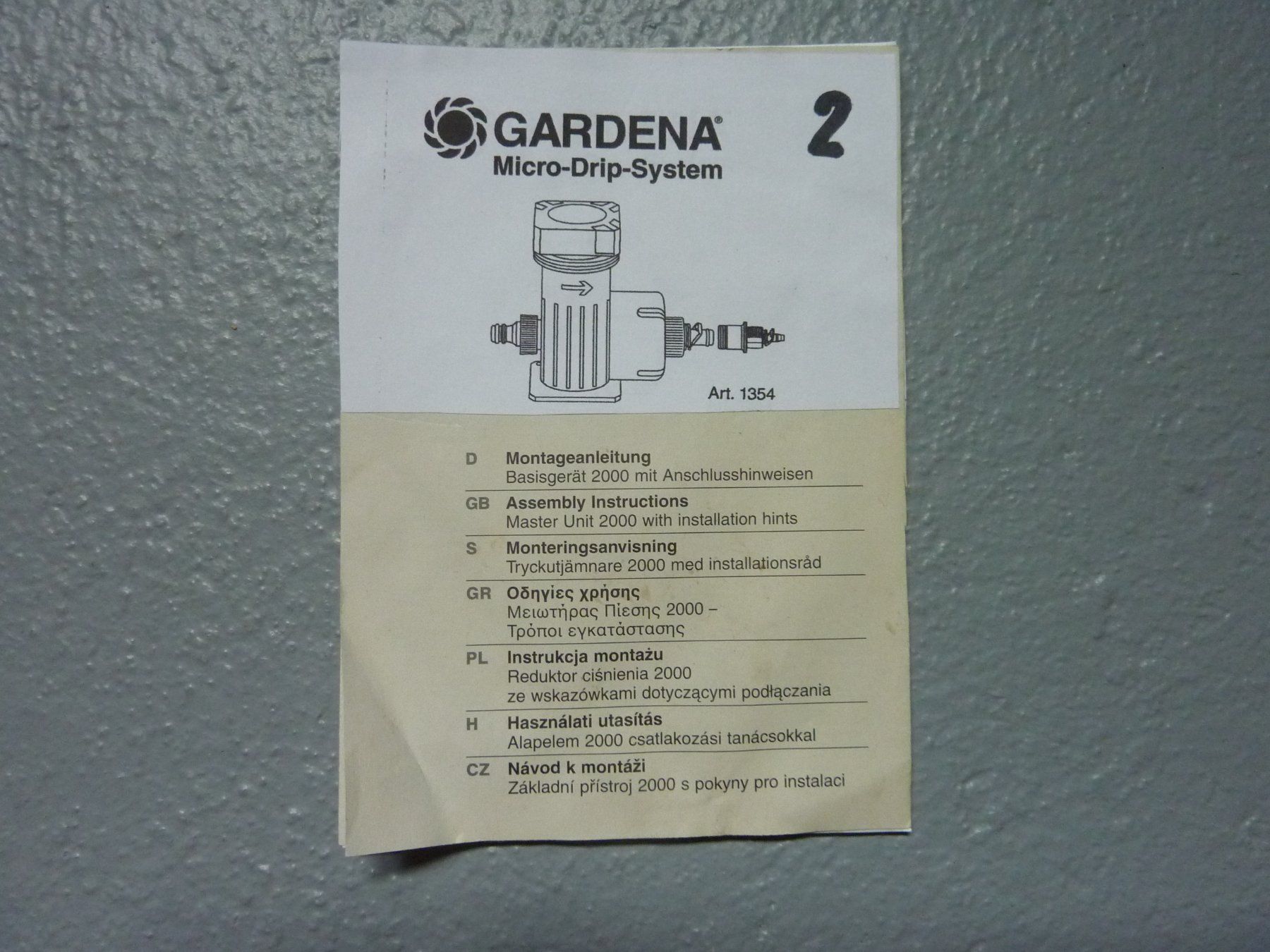 Tubi & Tubi flessibili: Gardena Micro-Drip-System - Bewässerung - Basisgerät 2000 – Nuovo (secondo la descrizione) da Auenstein venduto da Secop 2