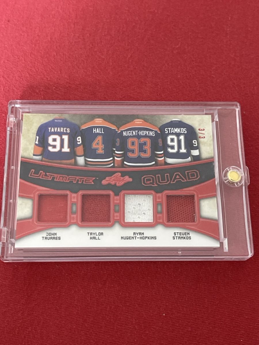 NHL Carte collezionabili: Leaf Ultimate Quad Eishockey Karte 3/3 – Nuovo (secondo la descrizione) da Glattbrugg venduto da jri_rf7r