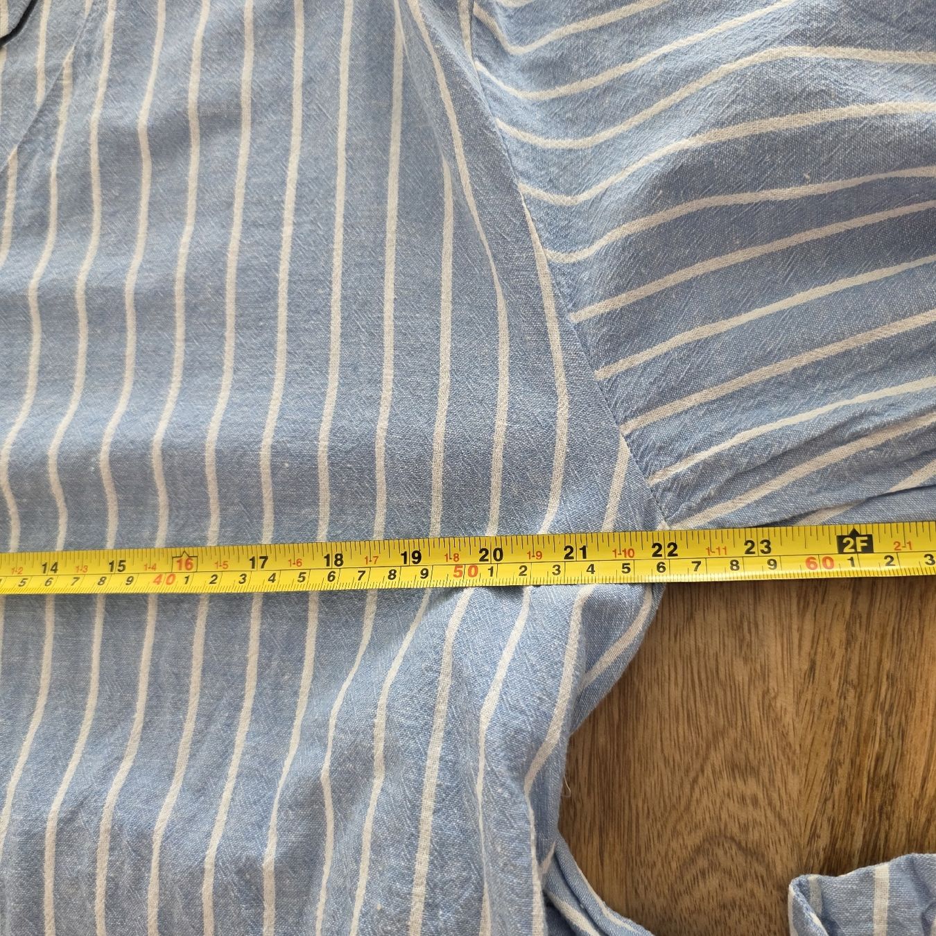 Zara Chemisiers: Zara Bluse gestreift hellblau mit Spitze Grösse S/ M – D'occasion à Rheinsulz par Gilea 9