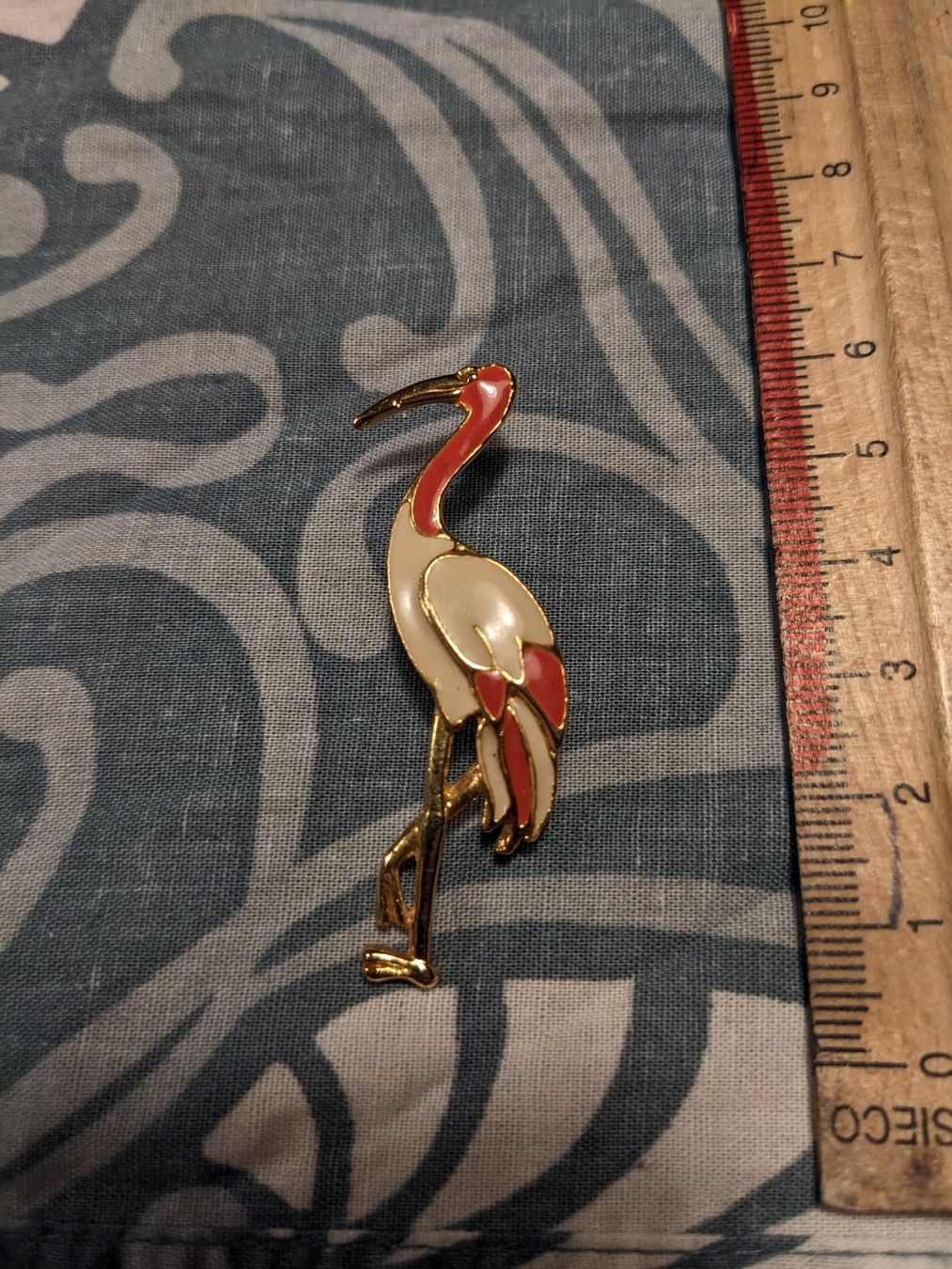 Broschen & Nadeln: Flamingo Brosche – Gebraucht aus Basel von labaffe01 2