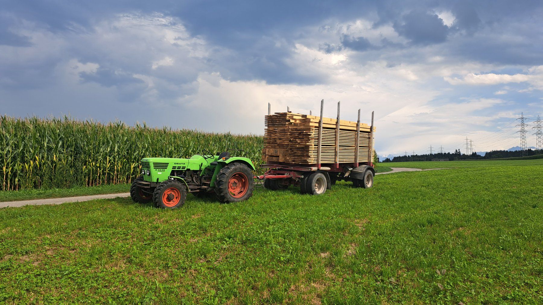 Deutz Traktoren: Traktor Deutz 4506 Allrad – Gebraucht aus Neudorf von