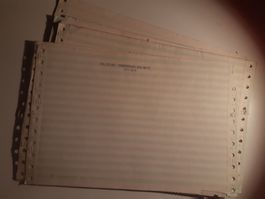 Computerpapier grün weiss vintage