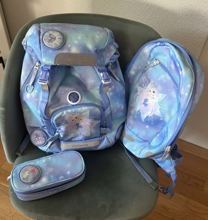 Beckmann Rucksack Set Mädschen Grösse M 2tlg Galaxy