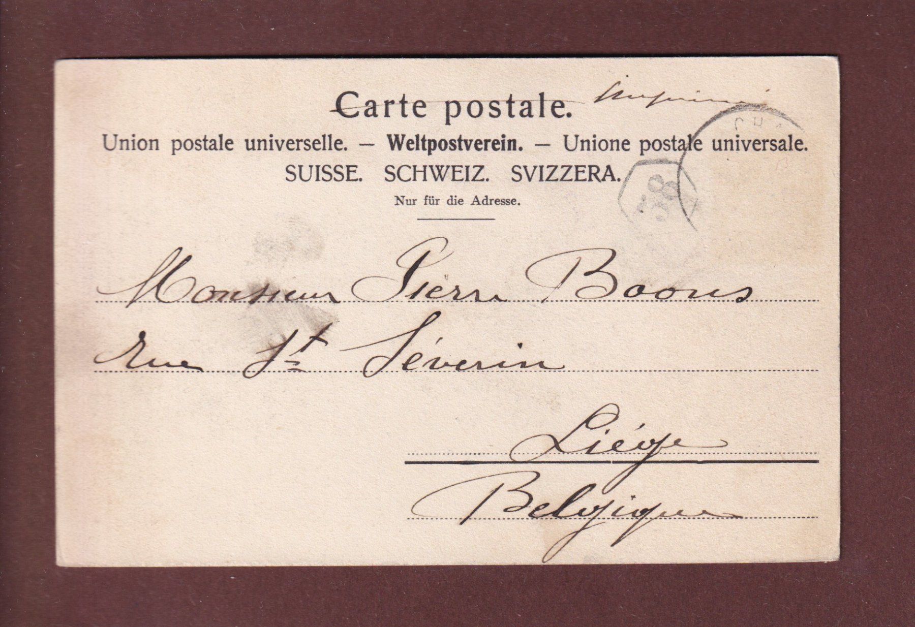 Cartoline postali: GENEVE - Pont du Mont Blanc – Usato da Pully venduto da nicecards 1