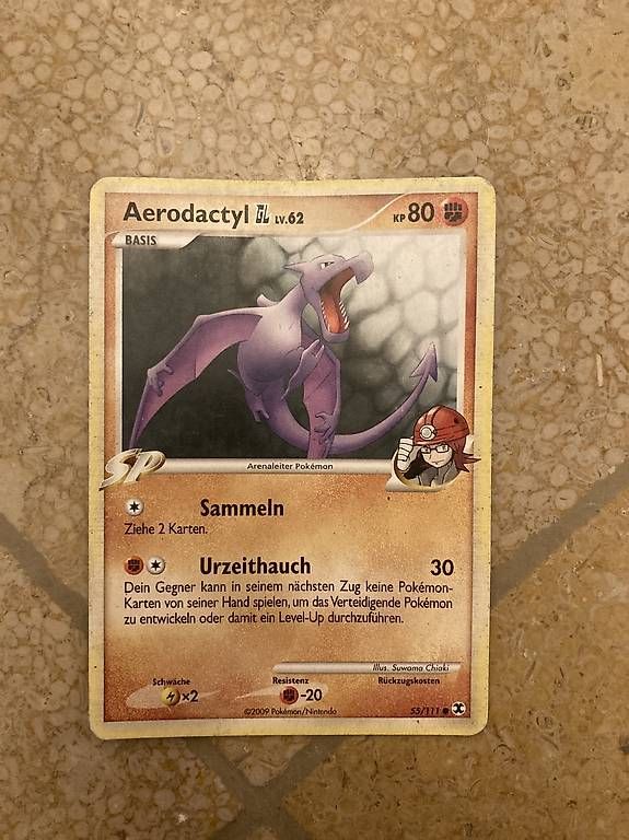 Cartes à collectionner: Pokemon - Aerodactyl – D'occasion à Biel-Benken BL par Aslan_1