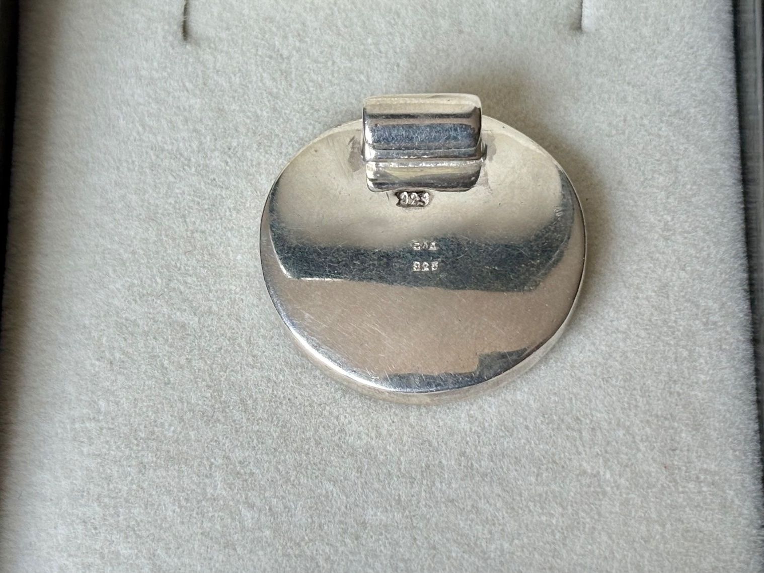 Pendentifs: Perlmutt Anhänger, Silber 925, 26 mm – Neuf (Voir description) à Brugg AG par lau_9rvy 3