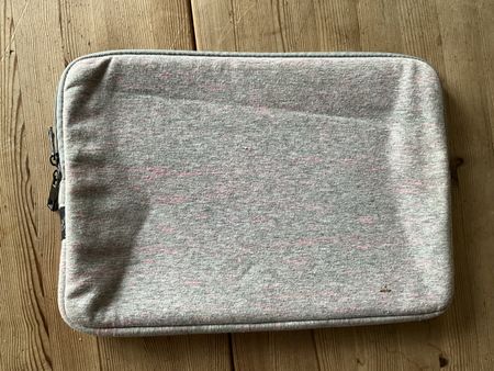 FnB Laptoptasche 13 Zoll, Grau/Rosa - guter Zustand!