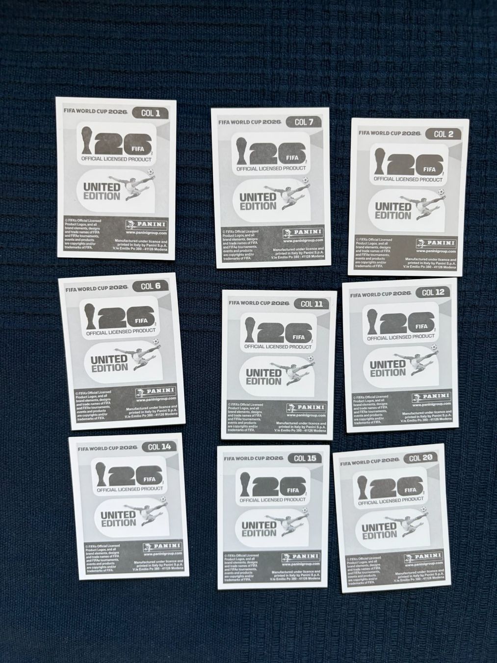 Panini Carte collezionabili: 9 Panini Sammelbilder von Kolumbien – Usato da Thalwil venduto da kon_v82n 1