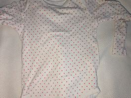Body langarm Name it. Pink Punkte Grösse 104 guter Zustand