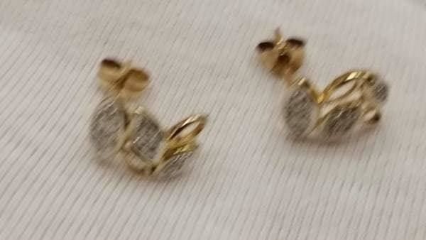 Orecchini pendenti & Orecchini a lobo: Gold 750(18k) mit Diamant – Usato da Adliswil venduto da prince65 8