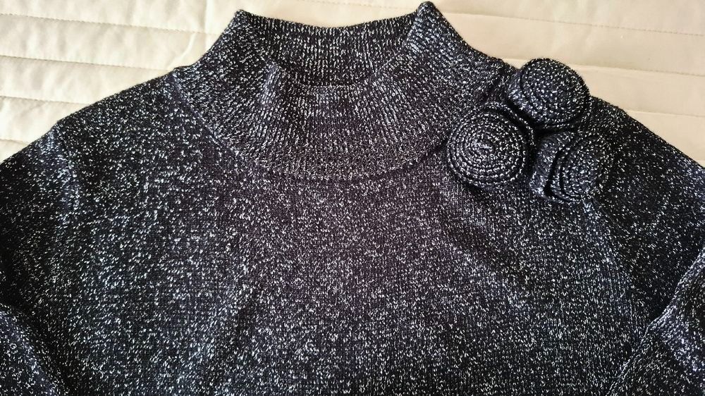 Maglioni & Felpe: Glitzer Pullover mit Stehkragen, Grösse S, neuwertig – Nuovo (secondo la descrizione) da Emmen venduto da Tigerlady 4
