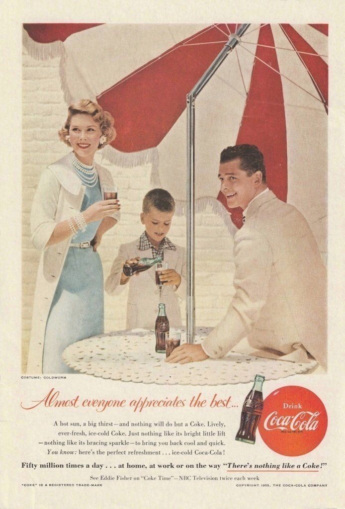 Posters & Illustrations: Coca-Cola, Original-Reklameblatt 1955 – D'occasion à zürich par parts5060
