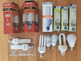 Konvolut Energiesparlampen E27