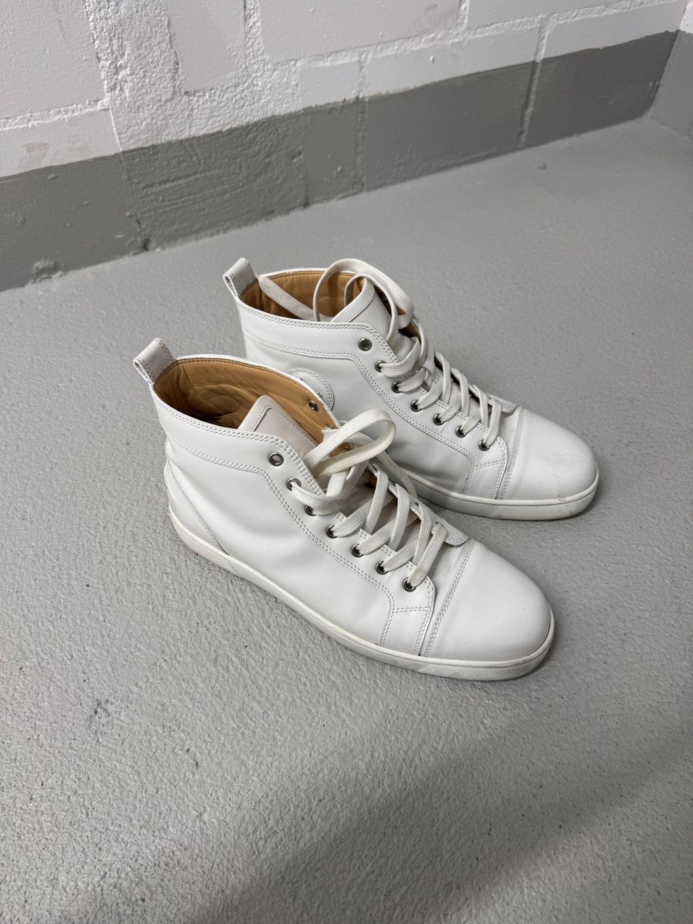 Christian Louboutin Herrenschuhe: Louboutin High-Top Sneaker, Grösse 44 – Gebraucht aus Kleindöttingen von Kimbo93