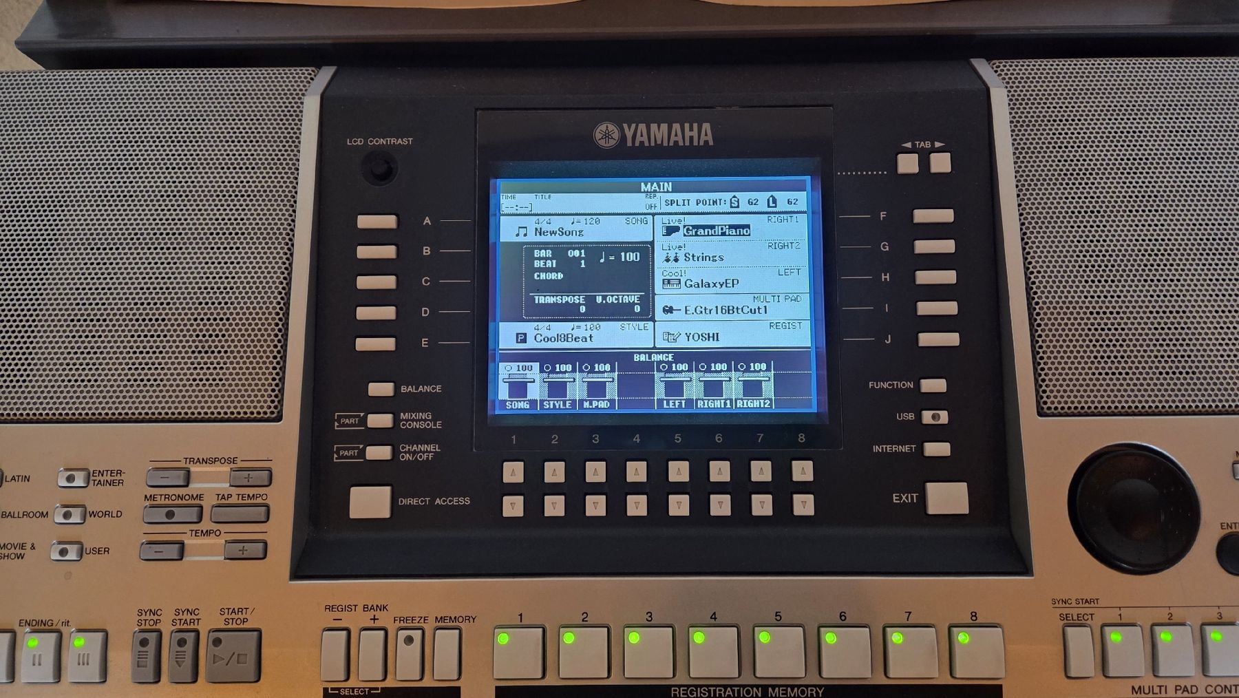 Yamaha Musikinstrumente: Keyboard Yamaha PSR-S710 – Gebraucht aus Tagelswangen von AndreasG1 3