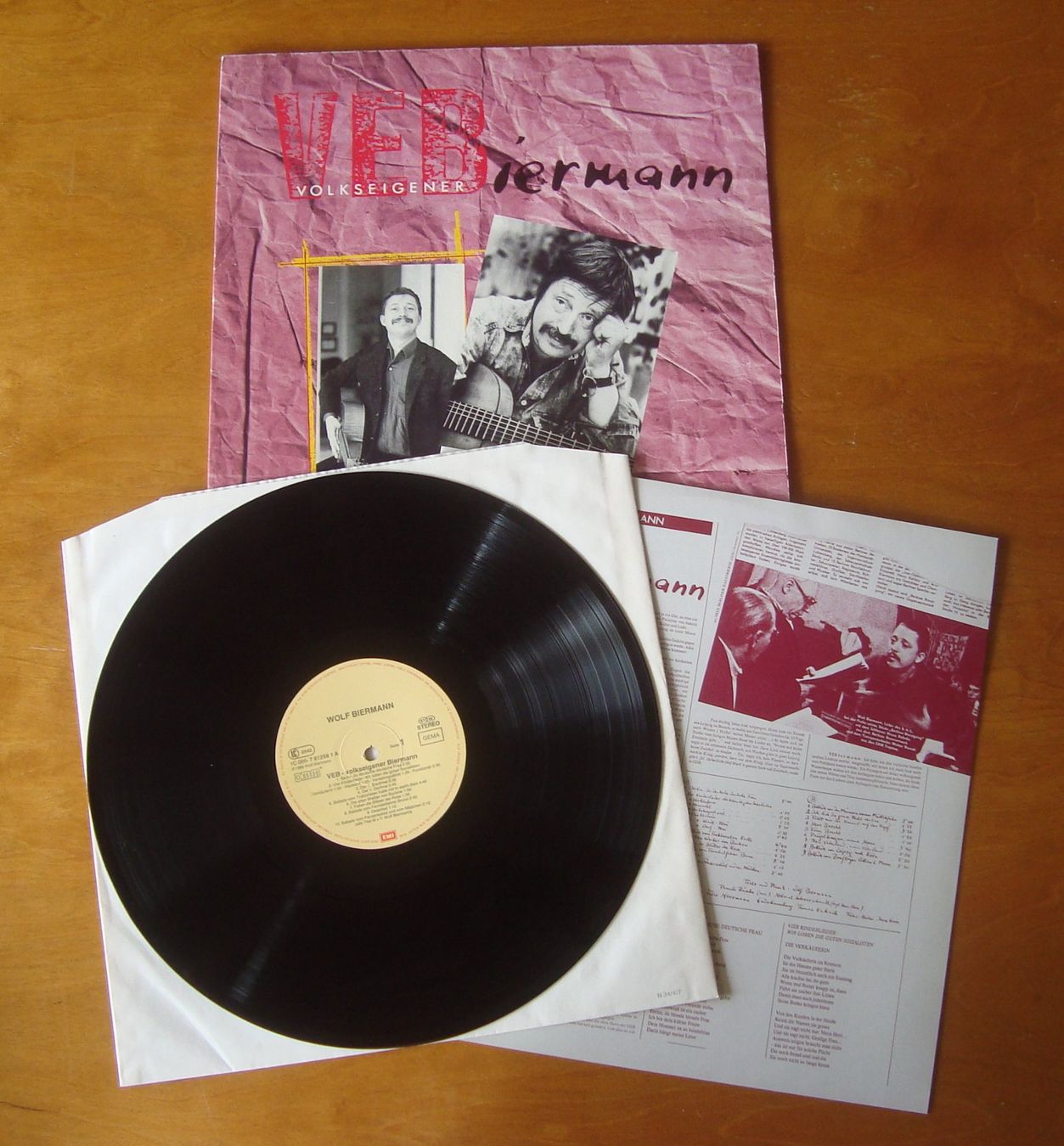 Dischi in vinile: LP Vinyl Wolf Biermann - VEB Biermann 1986 Electrola – Usato da Mönchaltorf venduto da hiukset 2
