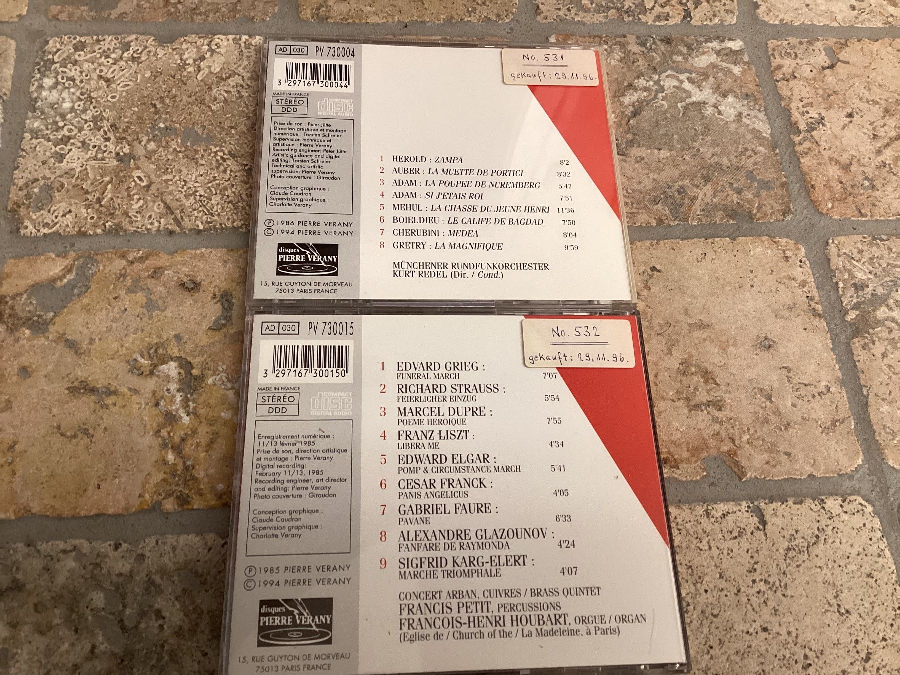 CD: Morceaux choisis Favourites, 2 CD's – Usato da Mörschwil venduto da Monzar 2