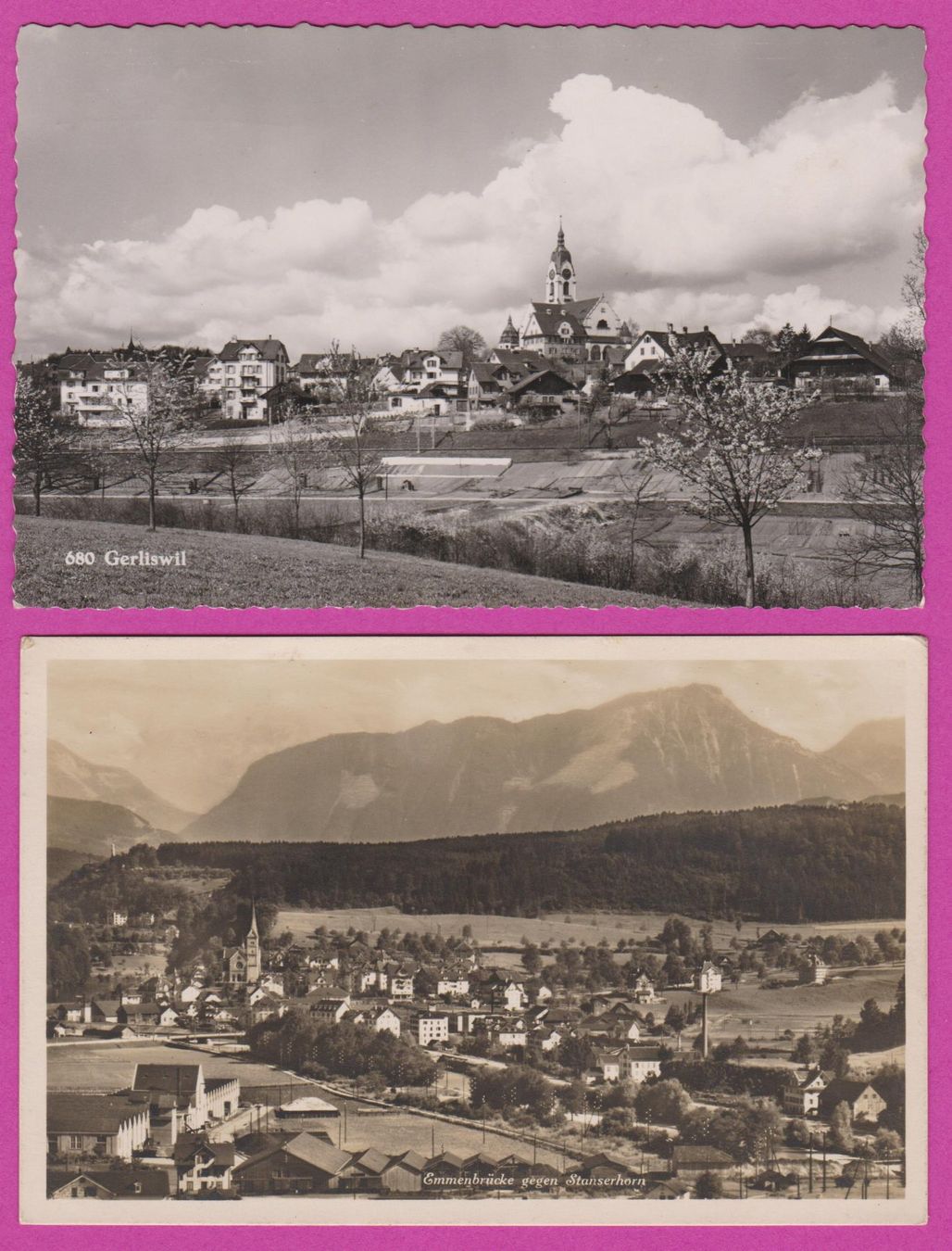 Cartoline postali: 8 x Gerliswil / Emmenbrücke   :   8 alte Ansichtskarten – Usato da Vitznau venduto da Ropaku