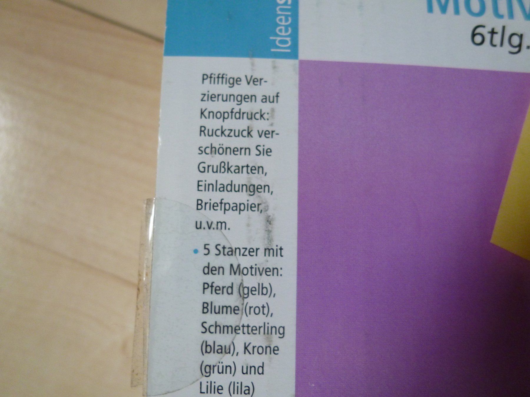 Alle Werkzeuge: Motivstanzer mit Locherzange 6-teilig – Gebraucht aus Dättlikon von Mamakuga 3