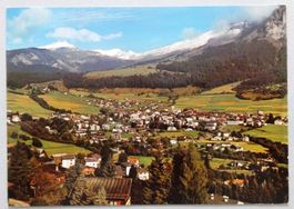 Flims Dorf mit Piz Grisch und Cassons