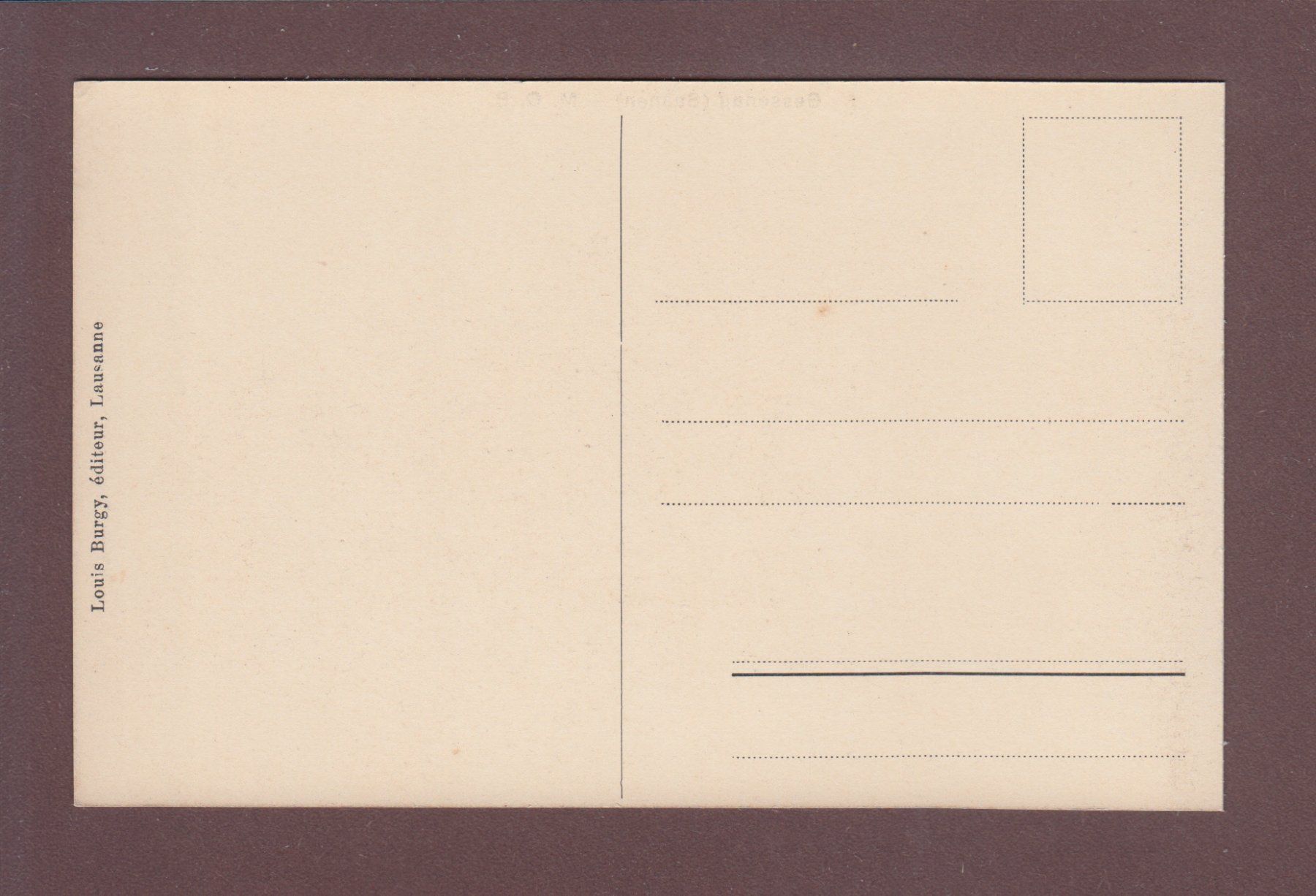 Cartoline postali: SAANEN - Kirche – Usato da Pully venduto da nicecards 1