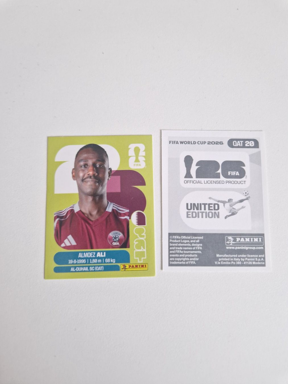 Panini Carte collezionabili: Panini Sticker QAT20 – Nuovo (secondo la descrizione) da Stüsslingen venduto da white_angel86