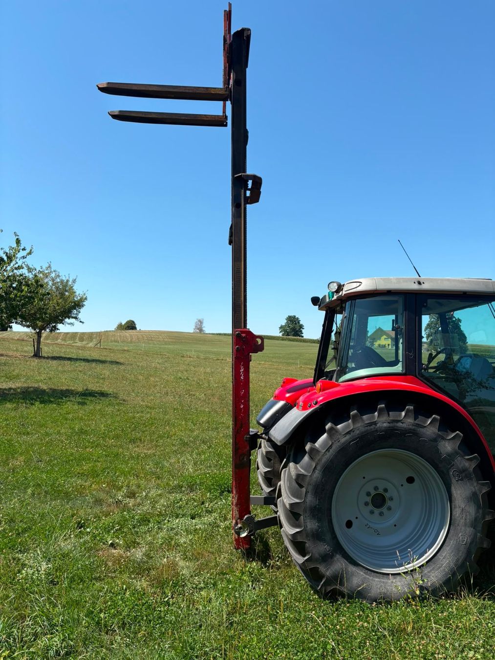 Carrelli elevatori e a forche: Heckstapler für Traktor – Usato da Andwil SG venduto da suttergmbh 1