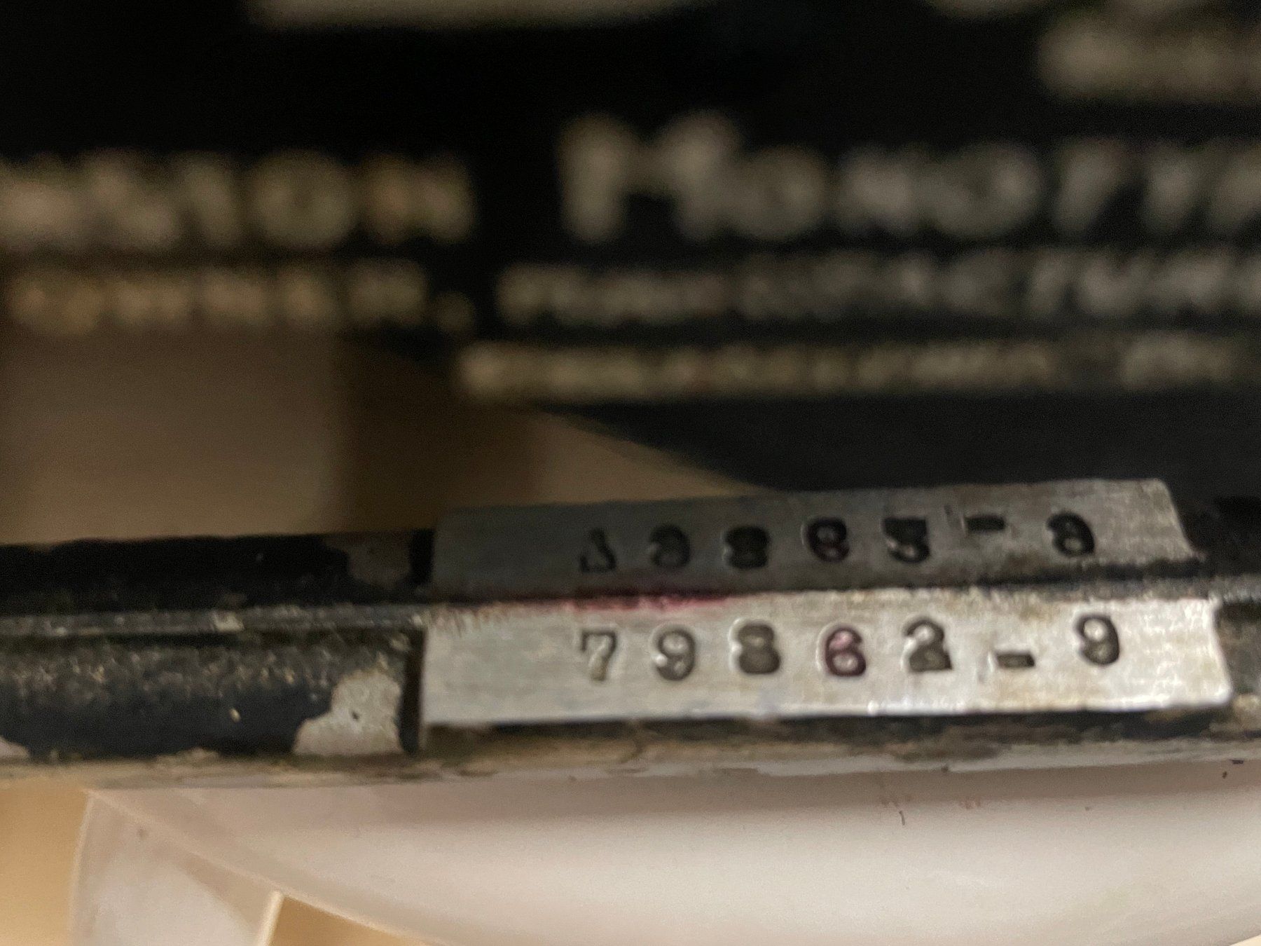 Tutte le macchine: Antike Rechenmaschine The Barrett Lanston Monotype – Usato da Hausen am Albis venduto da Werk3 5