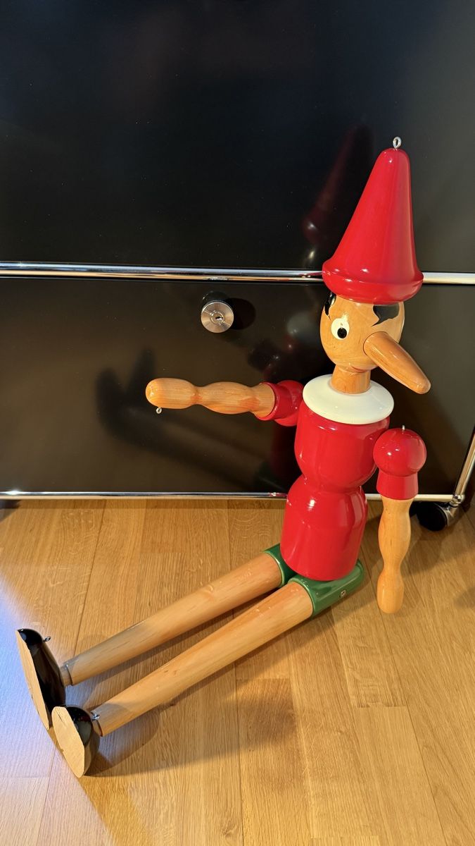 Statuette: Riesiger Pinocchio Holz XXL – Usato da Basel venduto da 7oclock 2