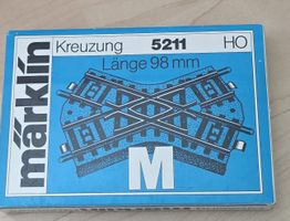 Maerklin H0 Kreuzung 5211 98 mm gebrauchter Zustand