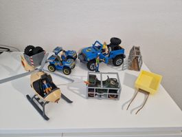 Schleich Wild Life Konvolut – Jeep, Helikopter & Quads