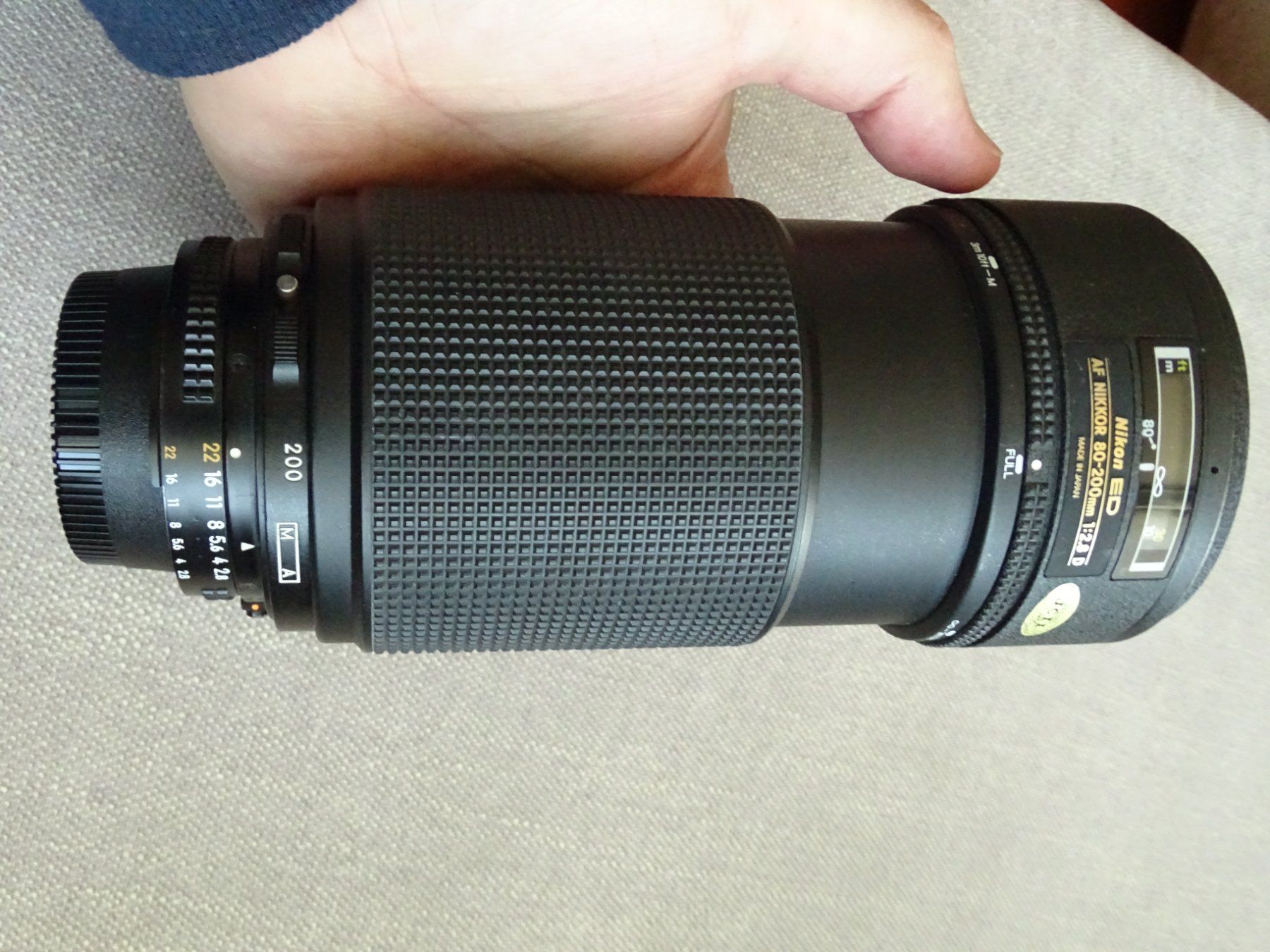 Nikon Obiettivi: Nikon ED   80-200 mm   Tele – Usato da Hirzel venduto da Musicman03 5