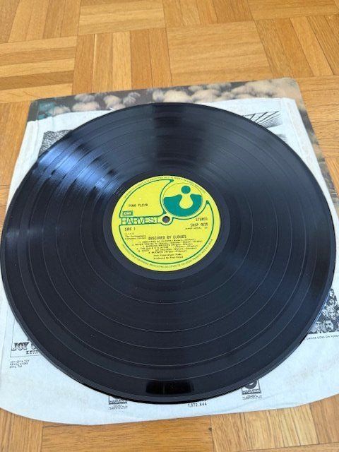 Schallplatten: Pink Floyd 1972 Obscured by clouds (LP 1st issue) – Gebraucht aus Territet von Yvanz 2