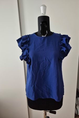 T-shirt Bluse Blau grösse L