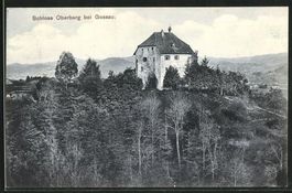 Schloss Oberberg bei Gossau, gelaufen 1909