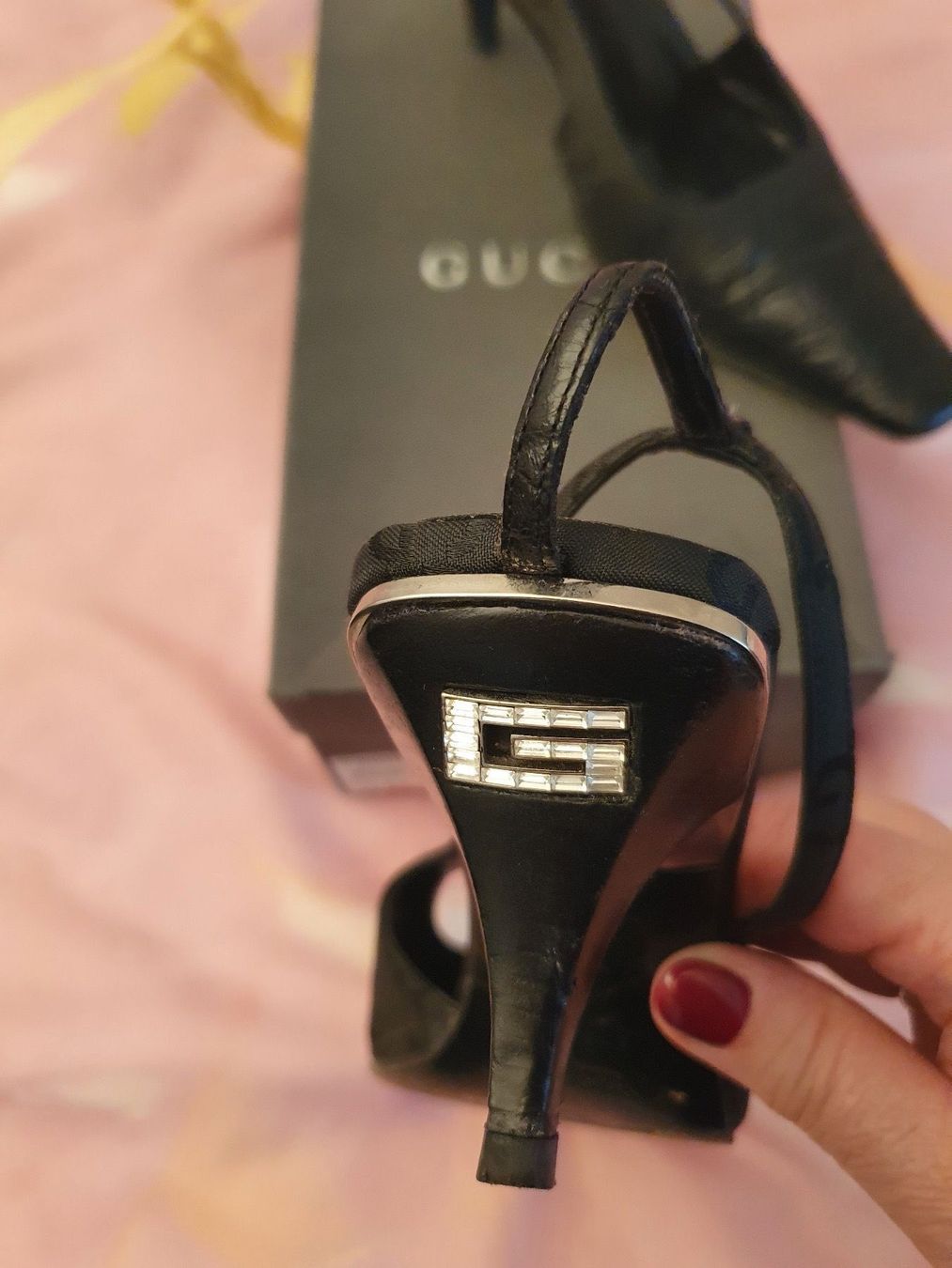 Gucci Scarpe da donna: Slingback nere GUCCI tg 37.5 – Usato da Chiasso venduto da Ann58 1